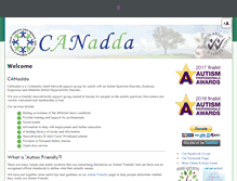 Tablet Screenshot of canadda.org.uk